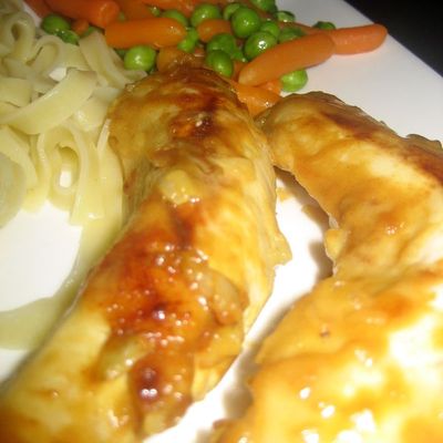 Filets de lapin glacés au sirop d'érable