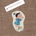 Vintage Girl aime lire !