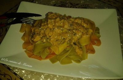 Tagliatelles au poulet