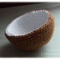 Défi dînette amigurumi de juillet : la noix de coco