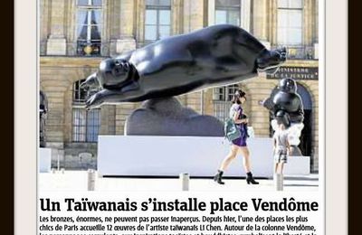 Exposition : les sculptures de Li Chen amènent un vent de spiritualité, Place Vendôme, jusqu'au 29 septembre 