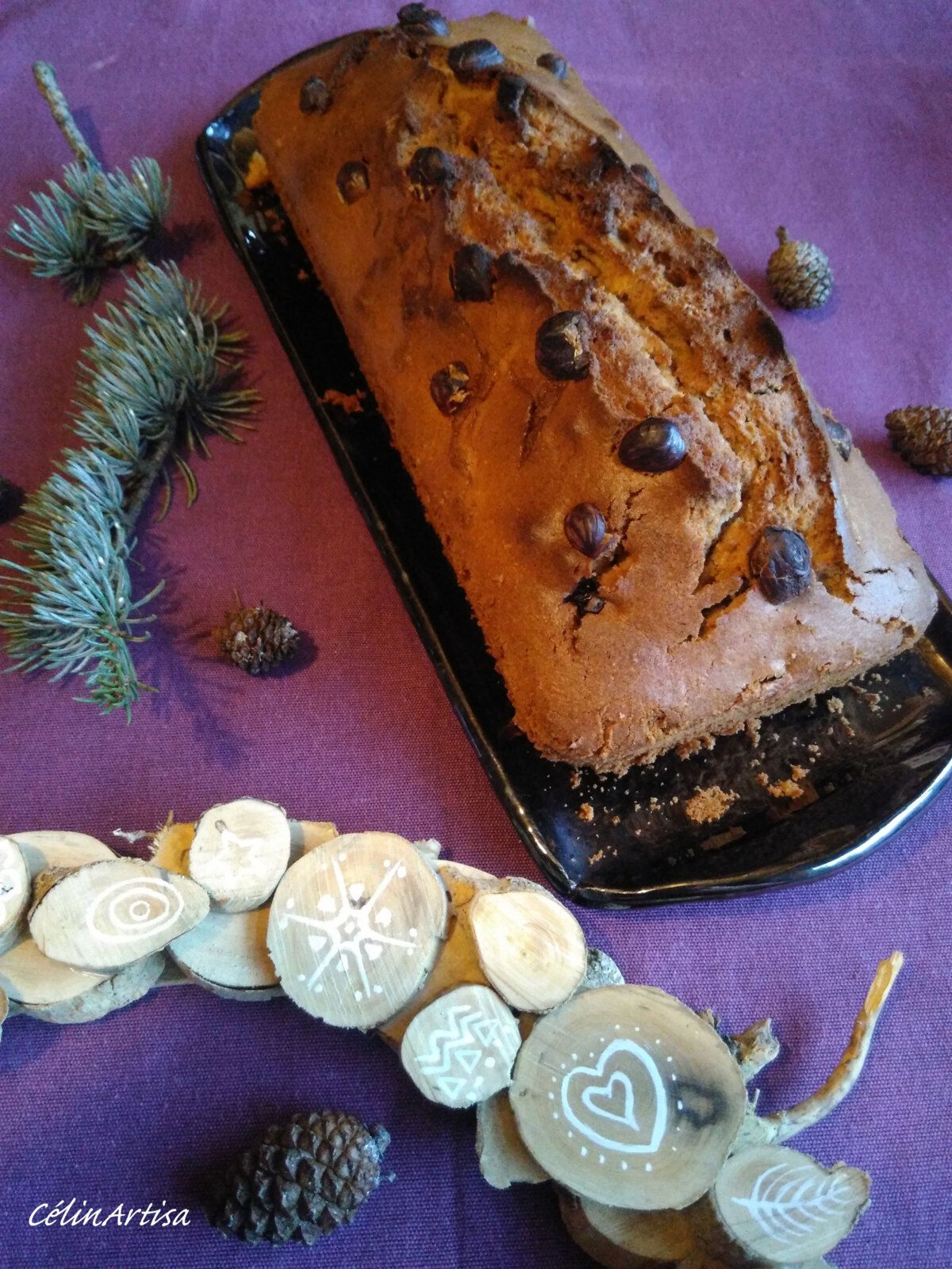 photo cake de Noël aux épices (photo CF)