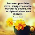 💛 Le secret pour bien vivre 💛...