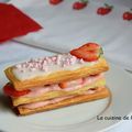 Le millefeuille tout fraise