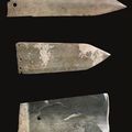 Three jade blades, Shang dynasty (1600-1100bc)