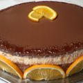 ENTREMET CHOCOLAT/ORANGE/COINTREAU