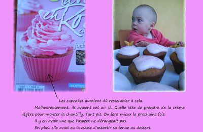 Cupcakes : essai 1