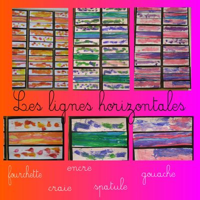 Les lignes horizontales