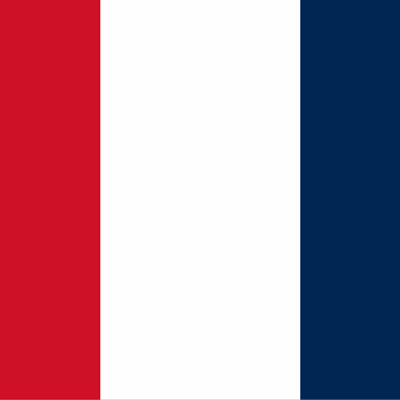 Le nouveau drapeau de la France