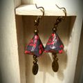 # 028. Boucles d'oreilles origami pampilles