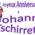 Joyeux anniversaire Johann