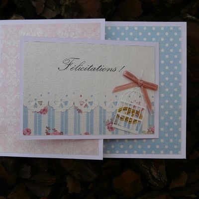 Cartes shabby et tendresse