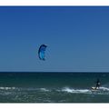 Kite surfers