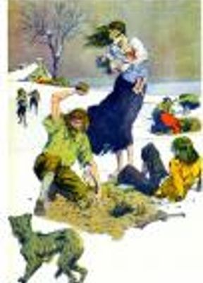 La famine. Guerre, froid, épidémie. En 1709.