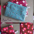 Pochettes en tissu enduit