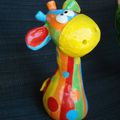 Girafe multicolore