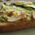 Toasts aux courgettes