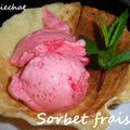 Sorbet fraises