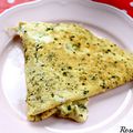 Une omelette légère et savoureuse avec Matines ! {recette omelette au lait de coco et à la coriandre}