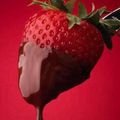 la fraise+ le chocolat