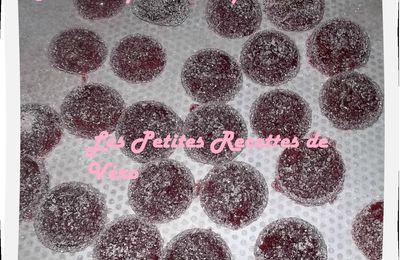 Pâtes de fruits au coulis de framboise