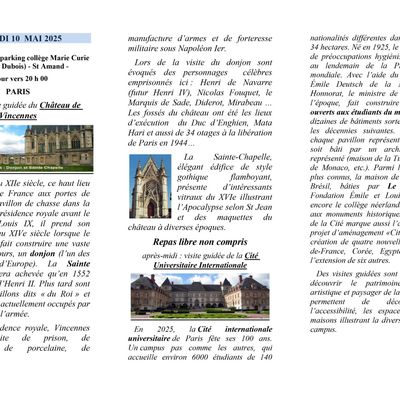 PARIS LE 10 MAI 2025