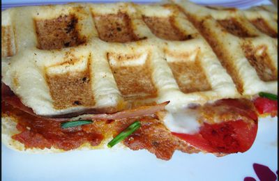 PANINI MOZZARELLA, JAMBON SEC ET TOMATES [#SANDWICH #RECETTE #FAITMAISON #PIQUENIQUE]