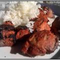 #243 - Brochettes de poulet tandoori au barbecue 