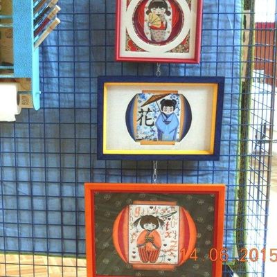 Les japonaises Broderies et Encadrement Mi