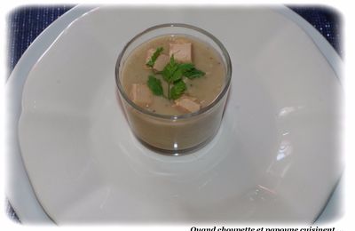 VELOUTE DE MARRONS ET FOIE GRAS