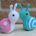 Inspirations....Crochet : un escargot tellement mignon