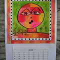 Calendrier 2012 inspiration Paul Klee