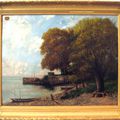 Gustave Courbet (et collaboration),  « Bord du lac Léman, vers la Tour de Peiz », vers 1874/75 