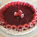 Tarte Amandine aux framboises 