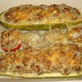 COURGETTES FARCIES A LA VIANDE FAçON GRAND-MERE