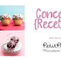 Mon premier concours chez Cro'k'Mou : cupcakes au chocolat et topping mascarpone/Nutella®