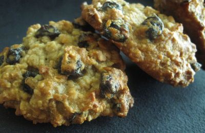 Cookies aux raisins et flocons d'avoine "santé" ou de régime