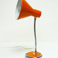 Vintage ... Lampe de bureau 70's * Orange 