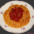 Spaghettis à la Tunisienne - Makrouna bil salsa