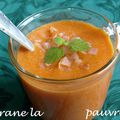 Soupe froide de poivron