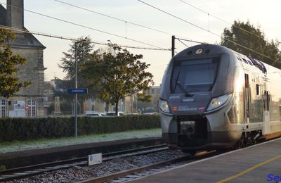 La gare de Carentan (50)