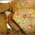 Cookies aux pralines roses