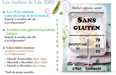 Terminez l'année avec les ateliers de Lilo 