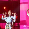 Jolin at concert in Fuzhou