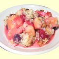 Crumble aux fruits de fin d'été