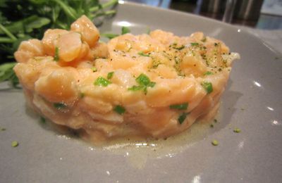 Tartare de saumon au Thé Matcha