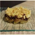 Crumble Pomme-Banane-Chocolat au pralin 