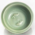 A 'Longquan' celadon  'Twin fish' dish, Song dynasty