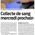 Collecte de sang