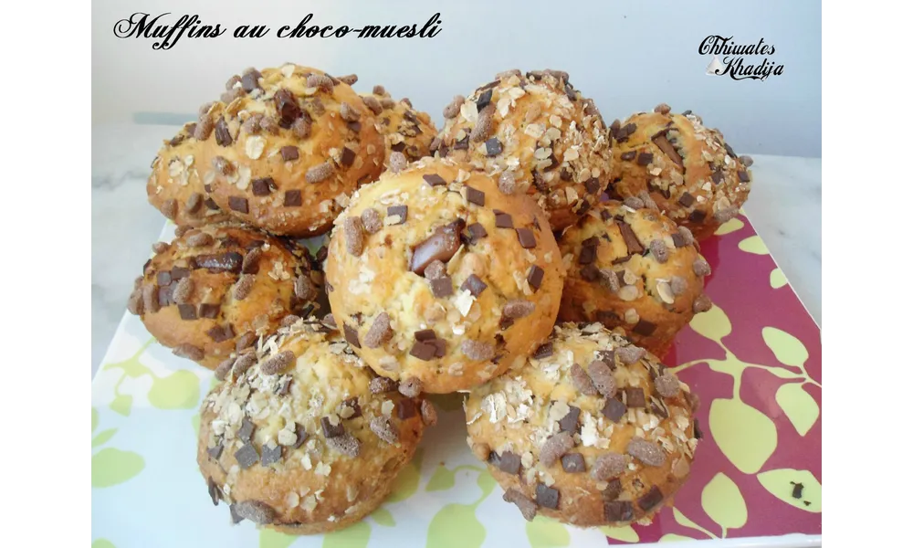 Muffins au choco-muesli